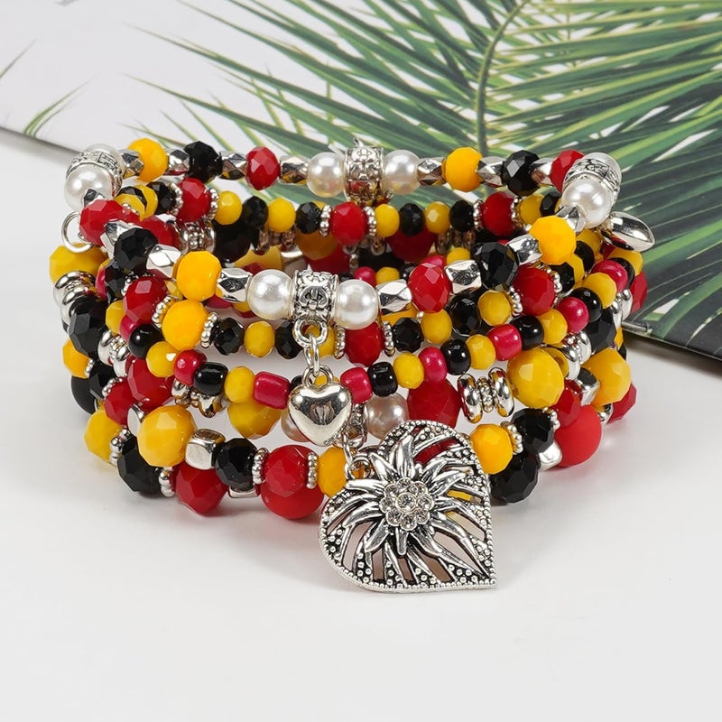 Lonext Halloween Bracelets Stackable Heishi Beaded Stretch Bracelets - Image 5